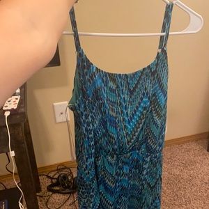 Patterned flowy dress